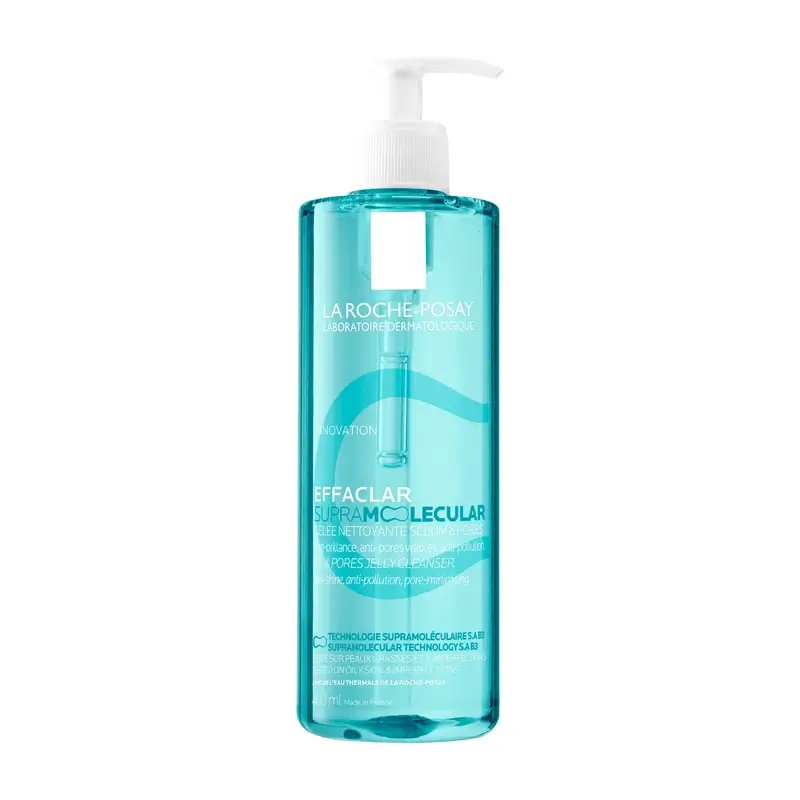 La Roche-Posay Effaclar Supramolecular Gel Limpiador, 400 ml