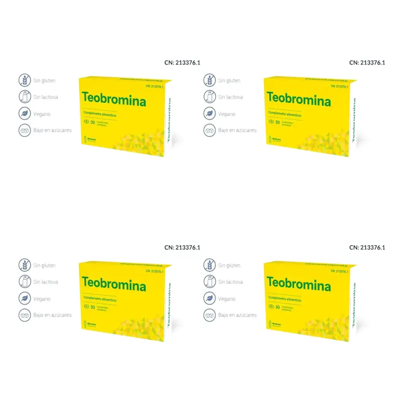 Devicare Teobromina, 4 x 30 comprimidos