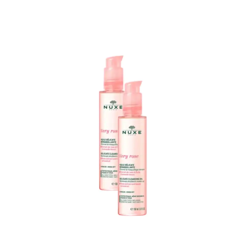 Nuxe Very Rose Aceite Delicado Desmaquillante Pack 2 x 150 ml