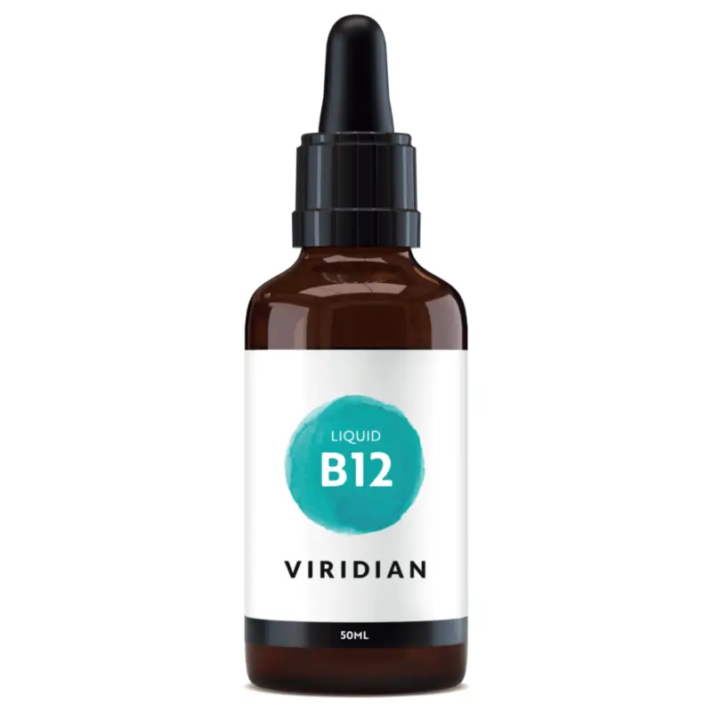 Viridian Vitaminas B Vitamina B12 Líquida, 50 ml