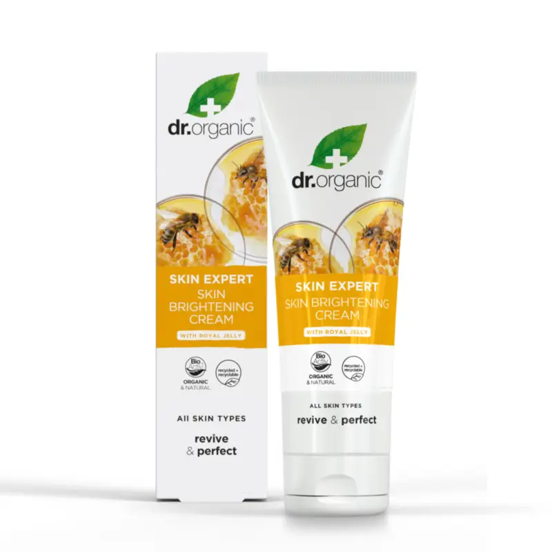 Dr.Organic Crema Ligera Y Luminosa Skin Expert Con Jalea Real, 125 ml