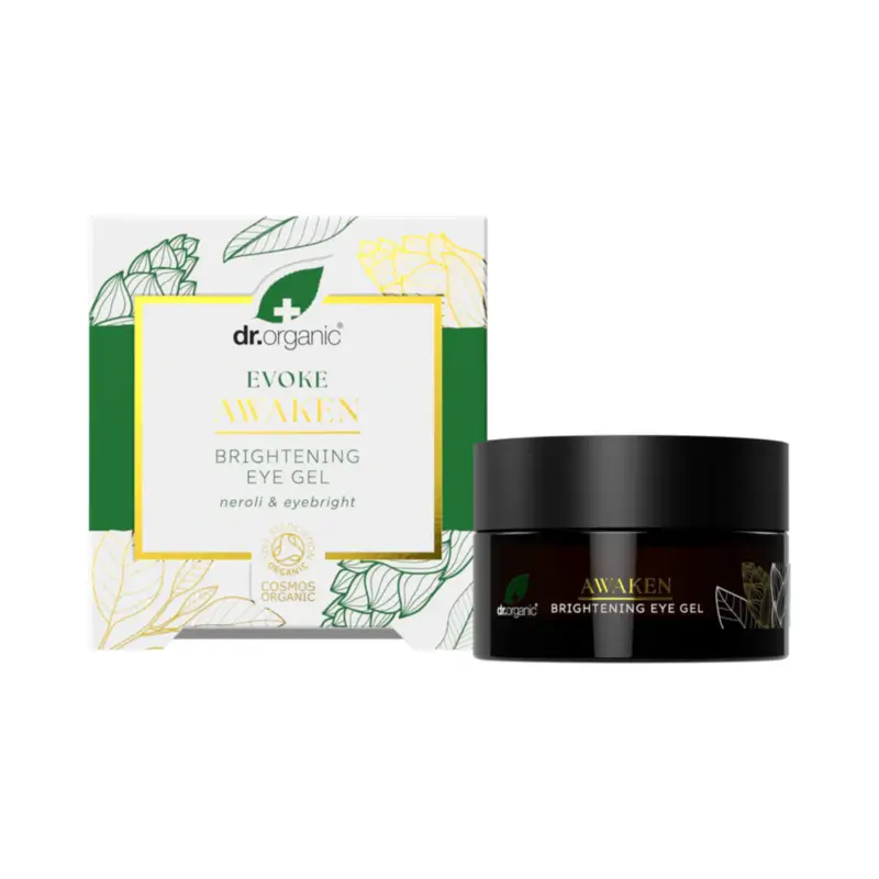 Dr.Organic Gel Contorno De Ojos Iluminador Evoke Awaken, 10 ml
