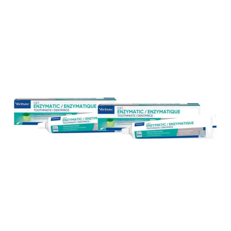 Virbac Cet Pasta Dentífrica Enzimática Pack 2 x 70 gr Para Mascotas