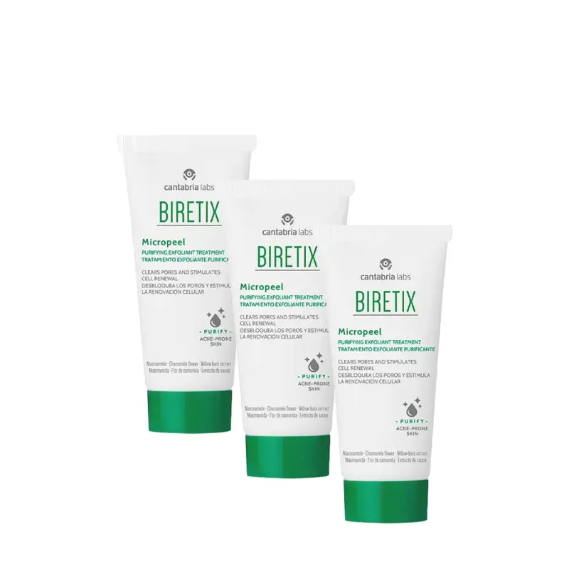 BIRETIX Micropeel Pack 3 x 50 ml