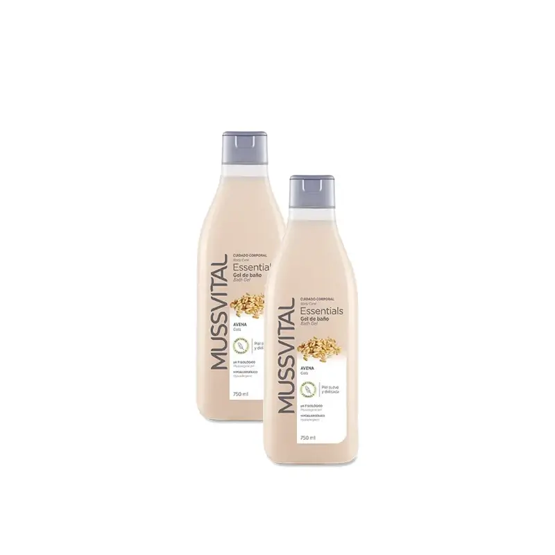 Mussvital Botanics Gel Avena, 750 Ml, pack 2