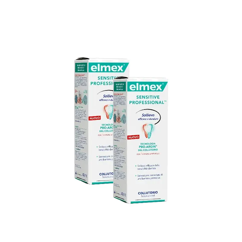 Elmex Sensibilidad Enjuagues Bucales, 400 Ml, pack 2