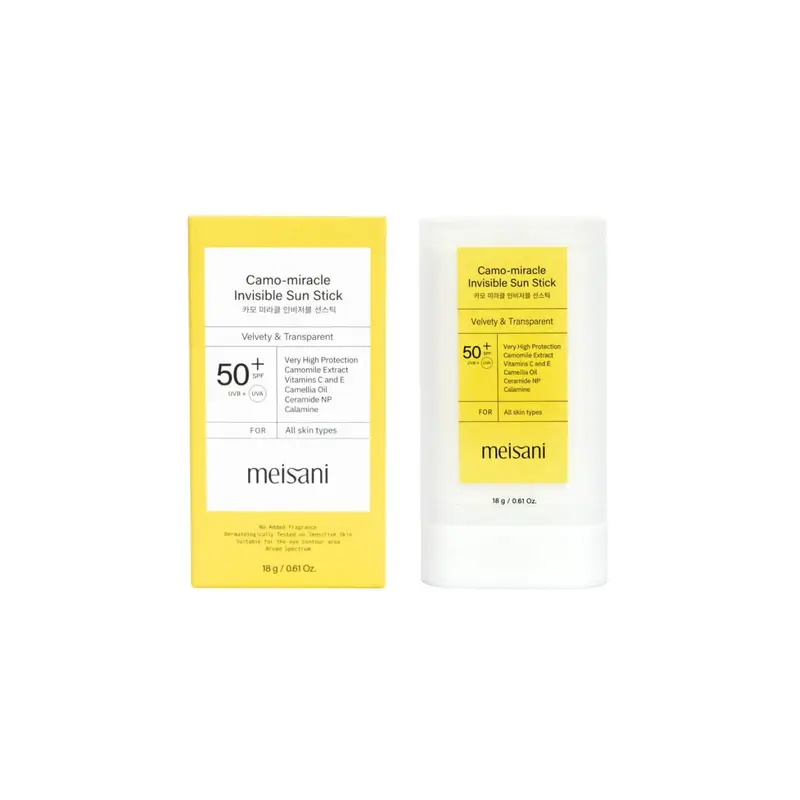 Meisani Camo-Miracle Invisible Sun Stick, 18 gr