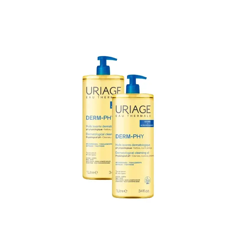 Uriage Aceite Lavante 1000 ml, pack 2