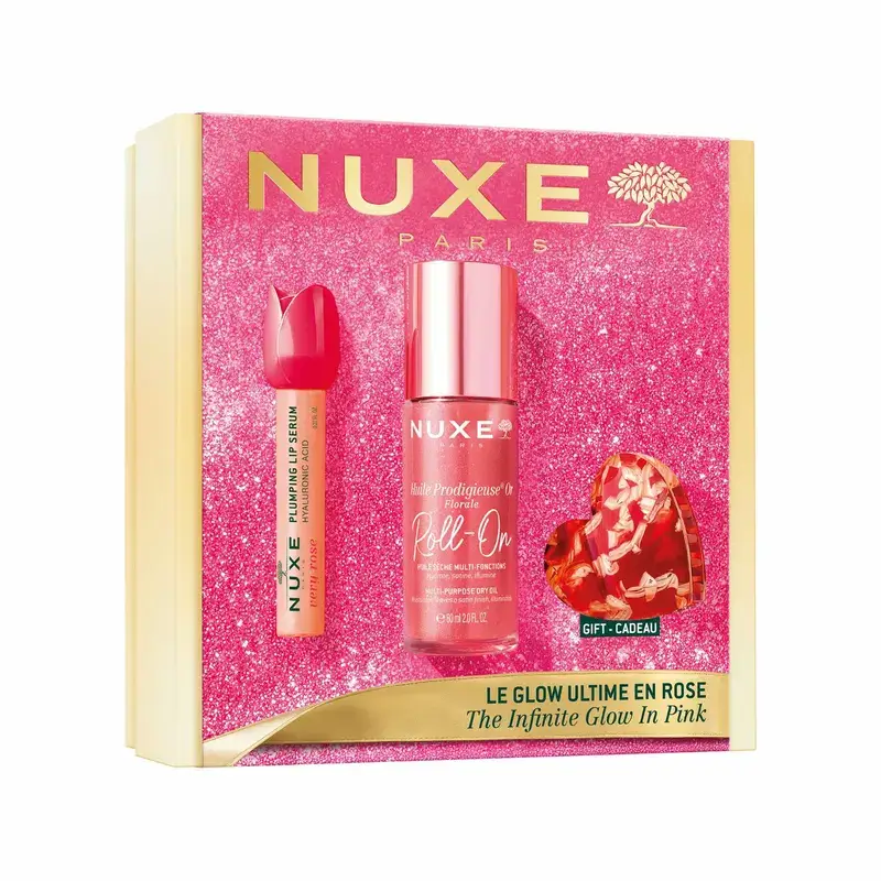 Nuxe Glow Infinito en Rosa Set Luminosidad Floral 68 ml