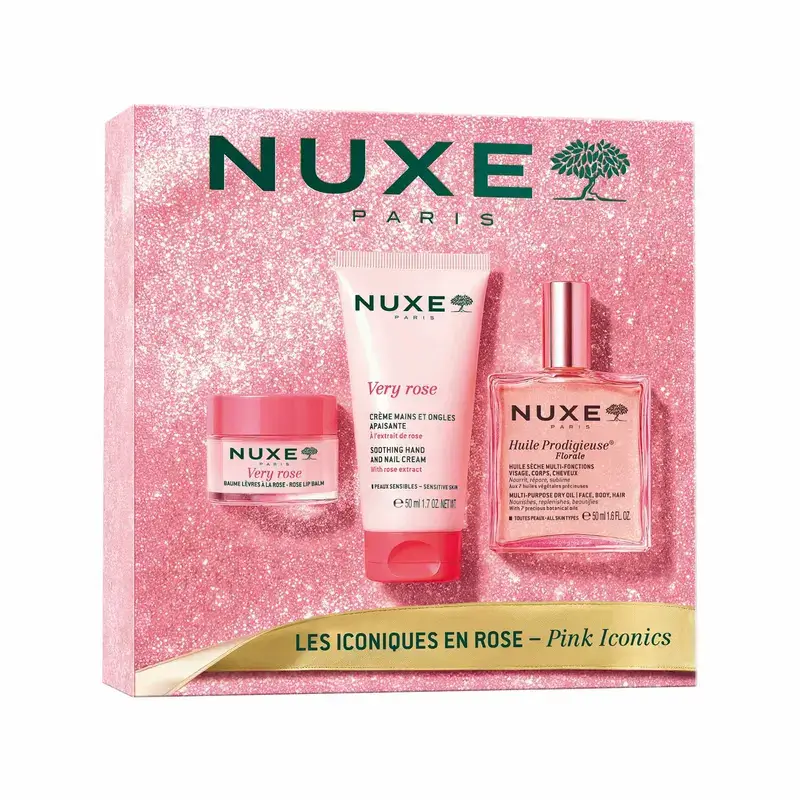 Nuxe Los Icónicos en Rosa Set Belleza Floral 115 ml
