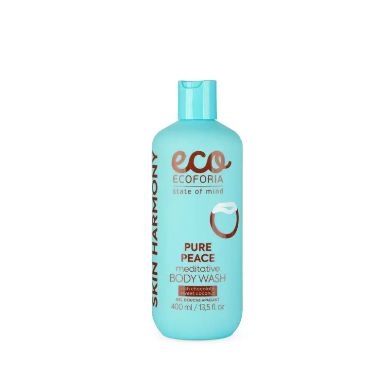 Ecoforia gel de ducha «Meditación» de chocolate y coco, 400 ml