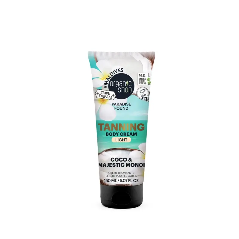 Organic Shop crema autobronceadora tono claro, 150 ml