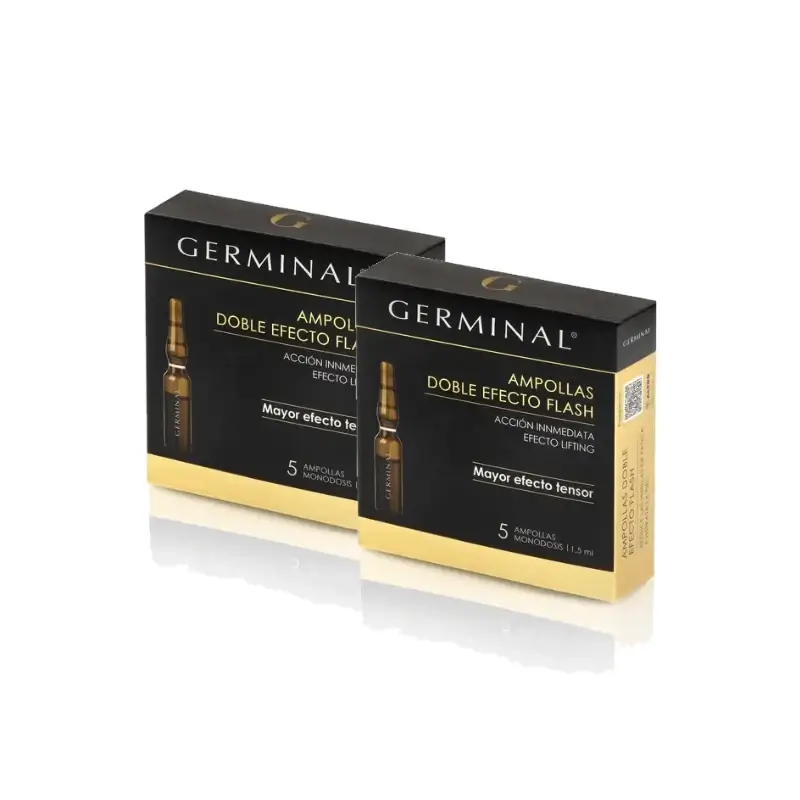 Germinal Acción Inmediata Doble Efecto Flash, pack 2 x 5 Ampollas