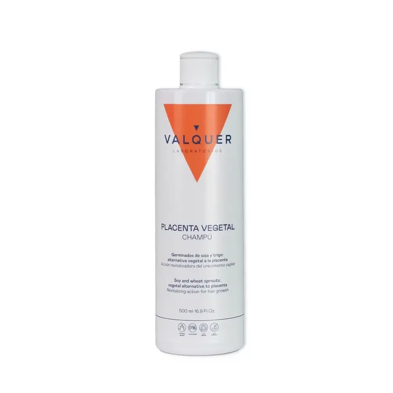 Valquer Champú De Placenta Vegetal. Combate: Caída, Caspa, Grasa , 500 ml