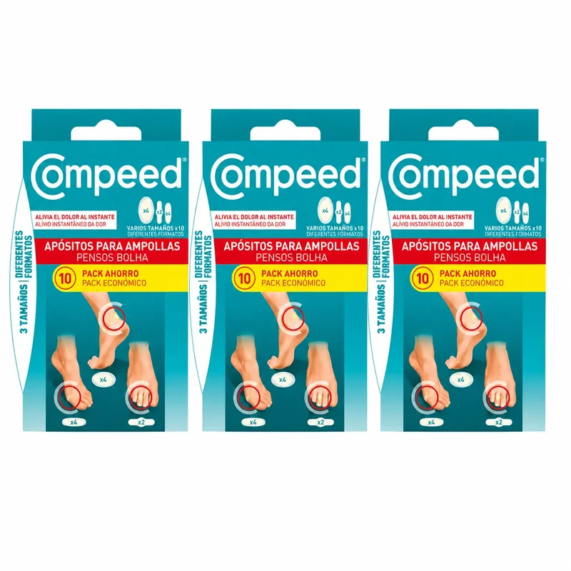 Compeed Ampollas Pack Mix, 10 Unidades , pack 3
