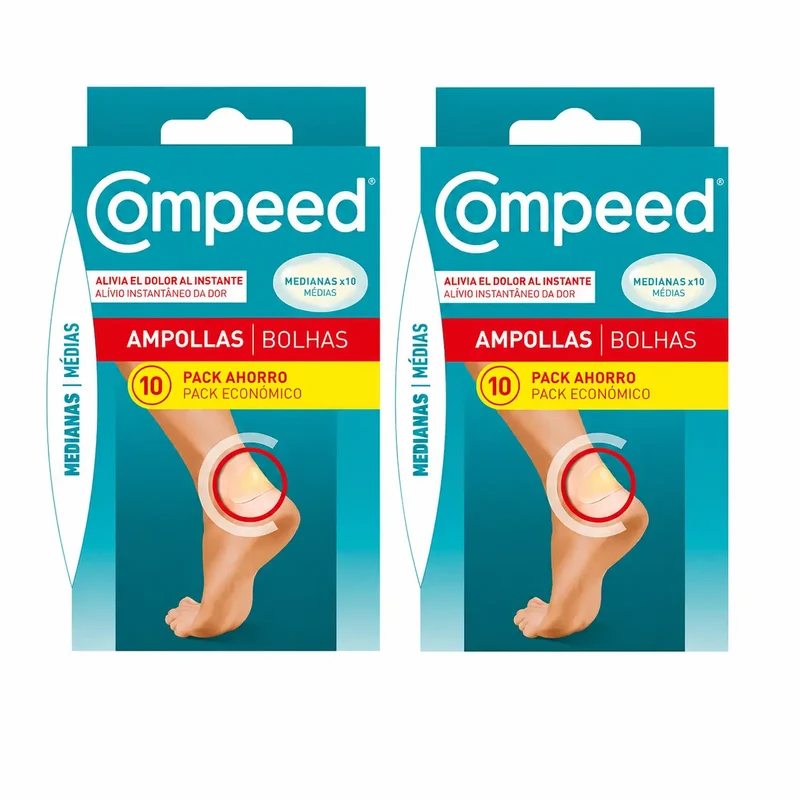 Compeed Ampollas Medianas, 10 unidades, Pack 2