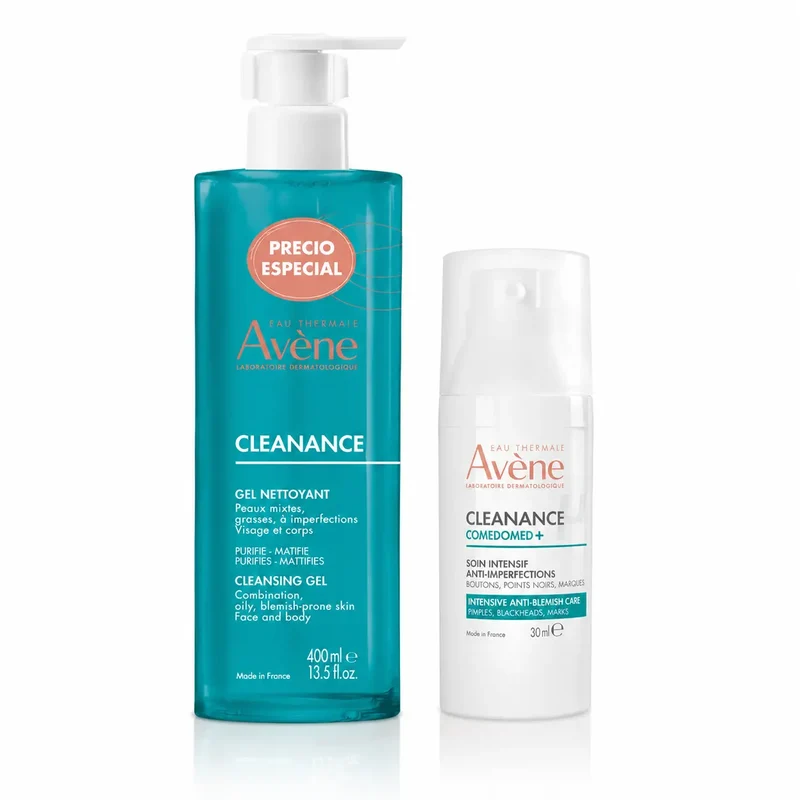 Avene Cleanance Gel Limpiador + Comedomed 30 Ml , pack 2