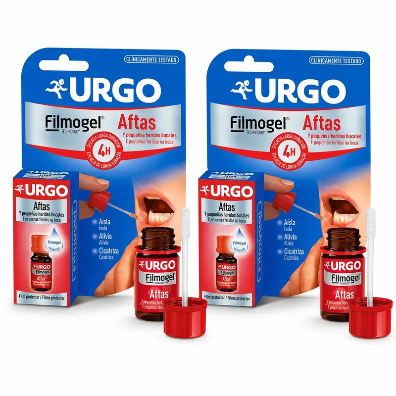 Urgo Aftas Filmogel Frasco 10 Ml , pack 2