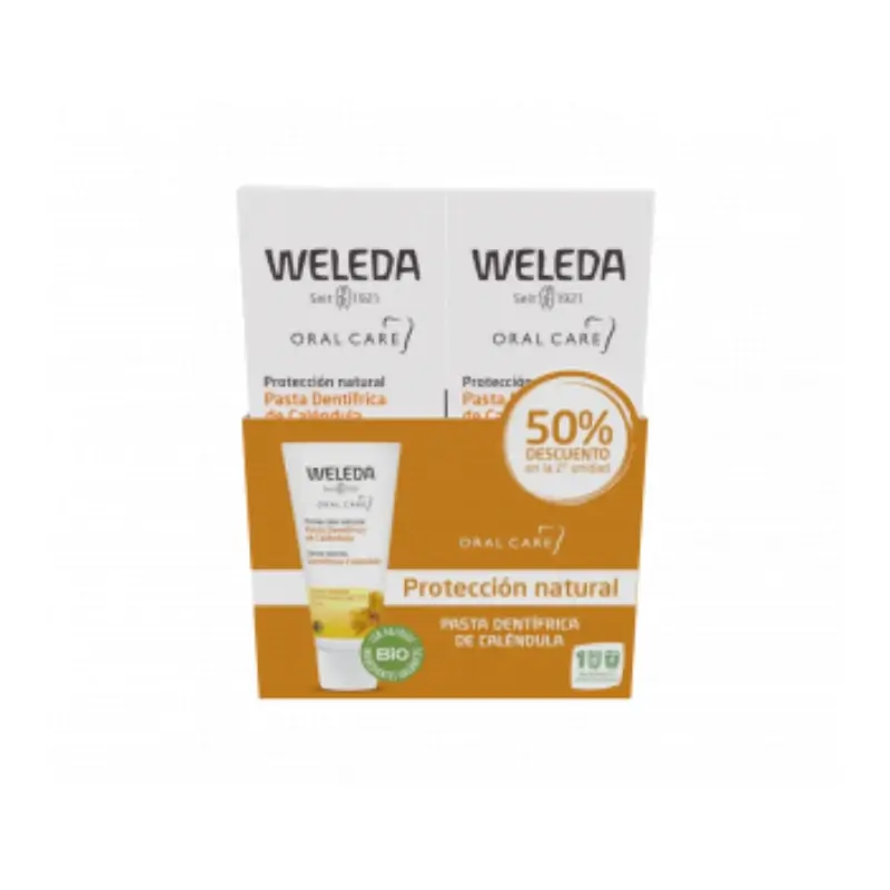 Duplo Pasta Caléndula 50% dto en 2º unidad, 2x74 ml
