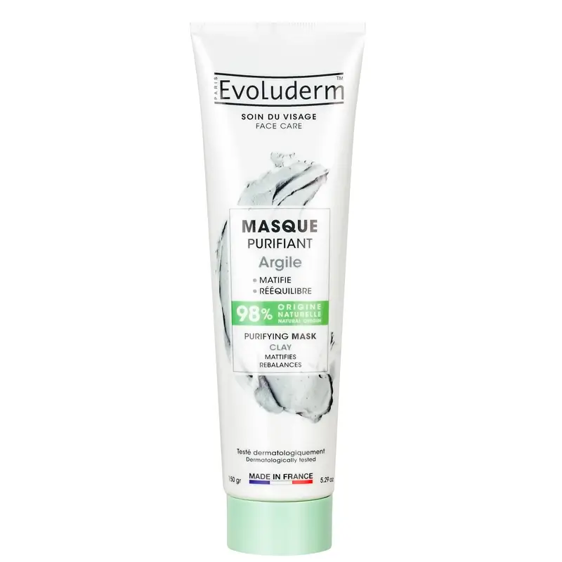 Evoluderm Mascarilla Facial Con Arcilla Purificadora, 150 g