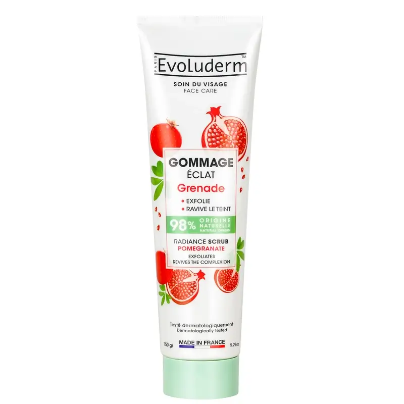 Evoluderm Exfoliante Facial Granada Radiante, 150 g