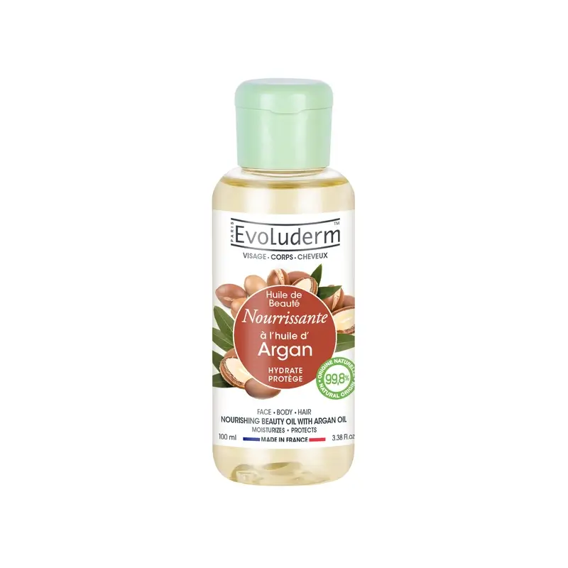 Evoluderm Aceite De Belleza Con Aceite De Argán, 100 ml
