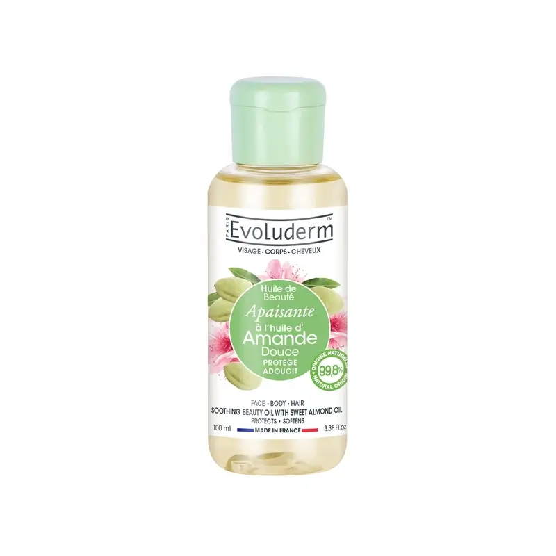 Evoluderm Aceite De Belleza Con Aceite De Almendra Dulce, 100 ml