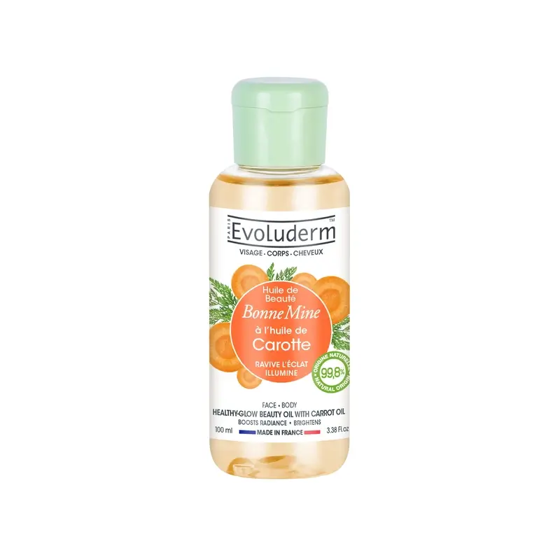 Evoluderm Aceite De Belleza Con Aceite De Zanahoria, 100 ml