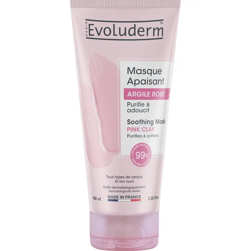 Evoluderm Mascarilla Facial Arcilla Rosa, 100