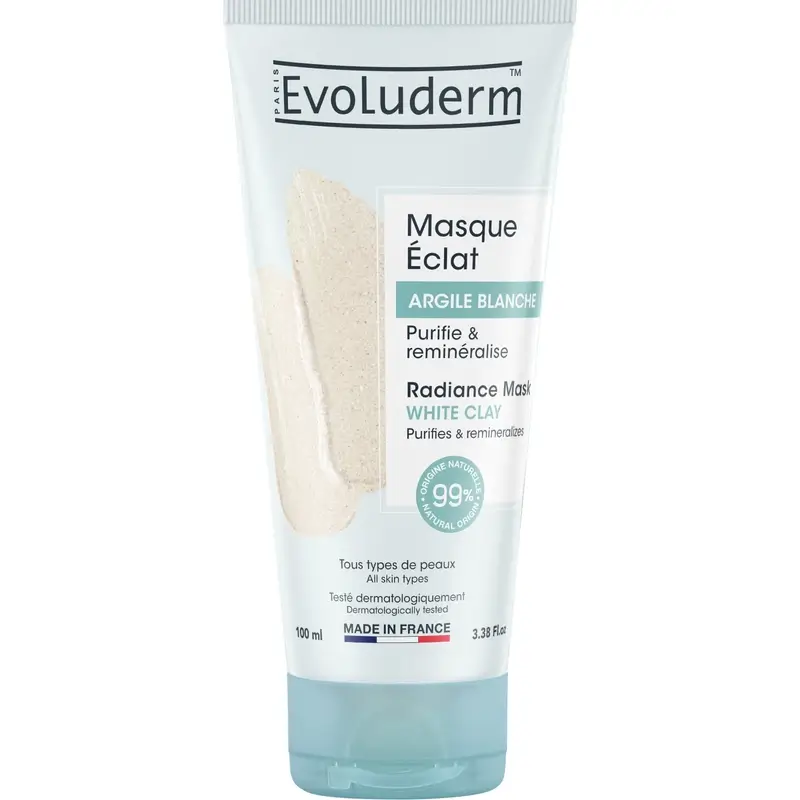 Evoluderm Mascarilla Facial Arcilla Blanca, 100
