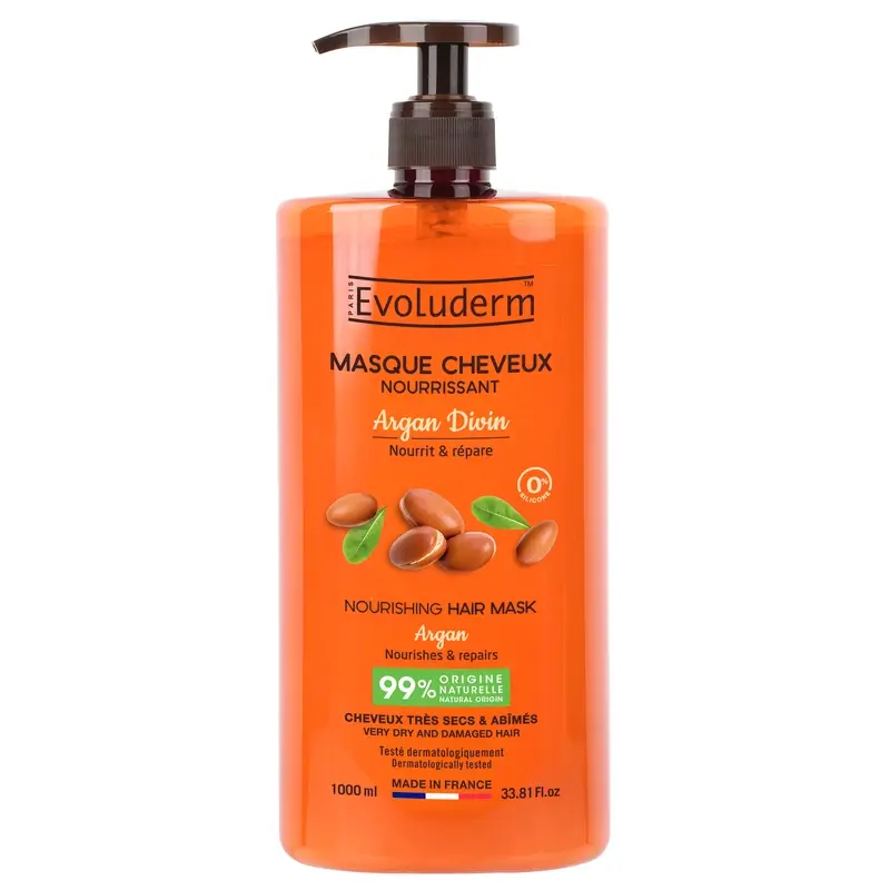 Evoluderm Máscara Capilar Argan Divin, 1000 ml