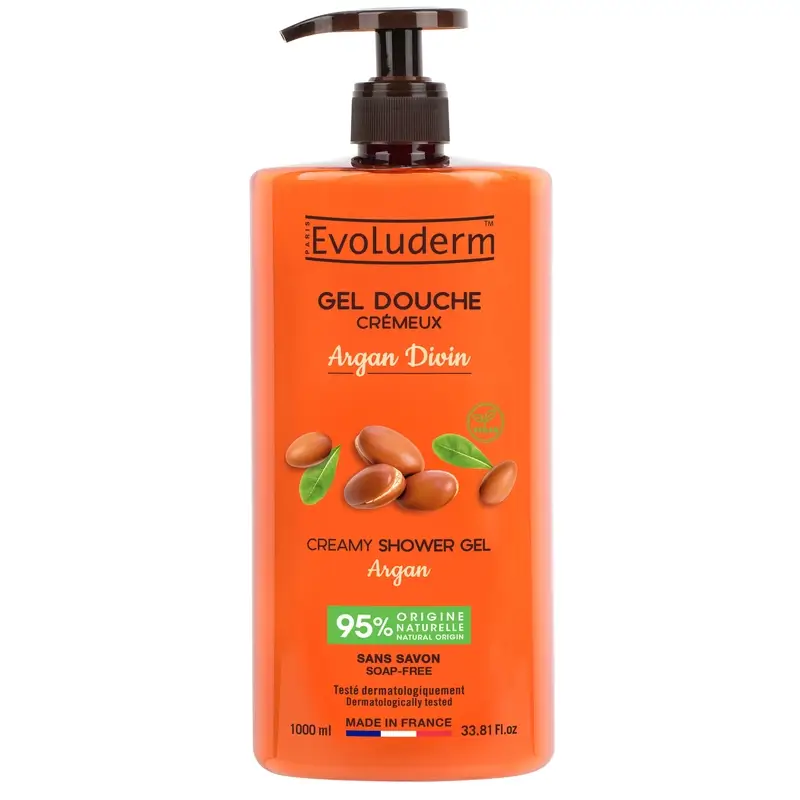 Evoluderm Gel De Ducha Argan Divin, 1000 ml