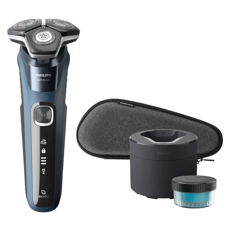 Philips Shaver Series 5000 Wet & Dry Steelprecision, Carga Rápida 5 Min