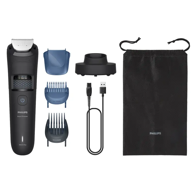 Philips Beard Trimmer 5000 Series ,Perfilado De La Barba Con Un Colector De Pelo Beard Trimmer