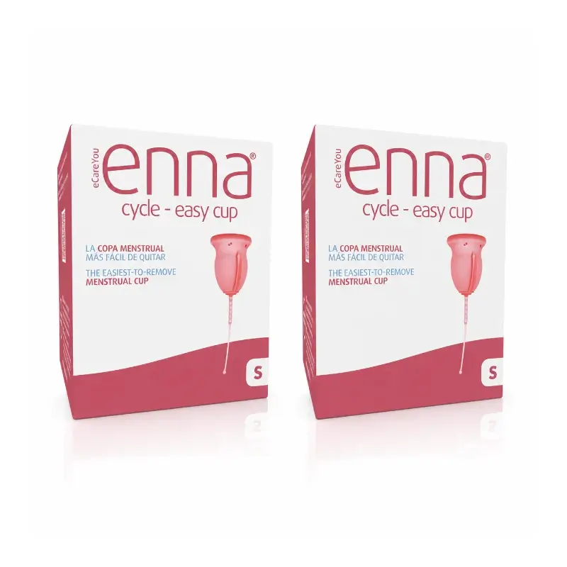 Enna Cycle Easy Copa Menstrual Talla S, Pack 2 Uds