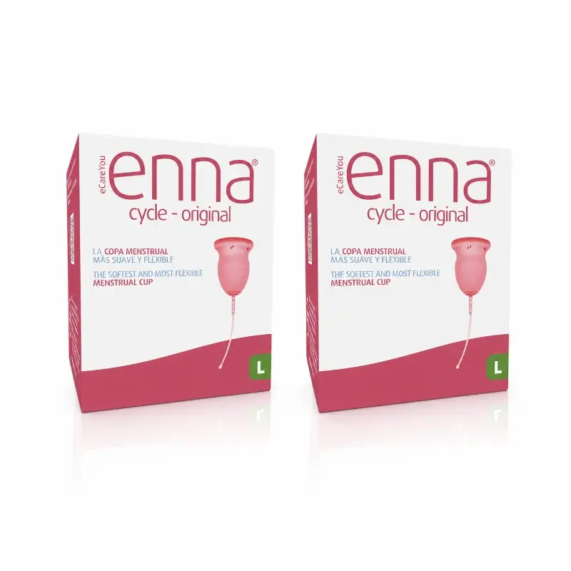 Enna Cycle Original Copa Menstrual Talla L, Pack 2 Uds