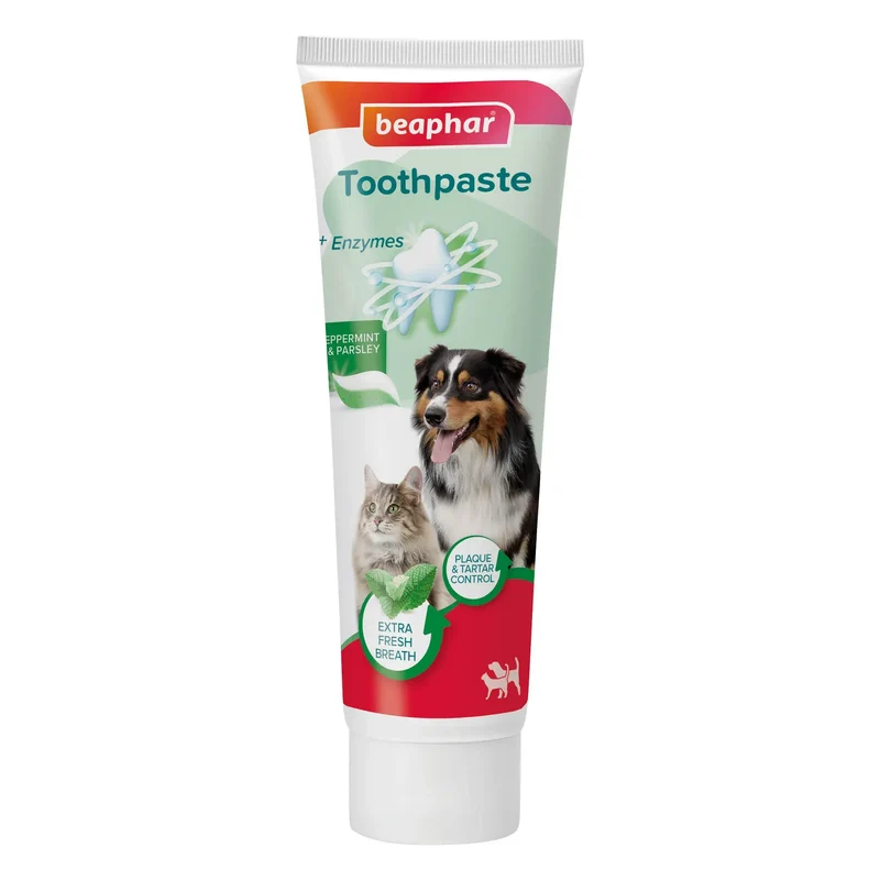 Beaphar Pasta Dental Menta Y Perejil Perros Y Gatos, 100 gr