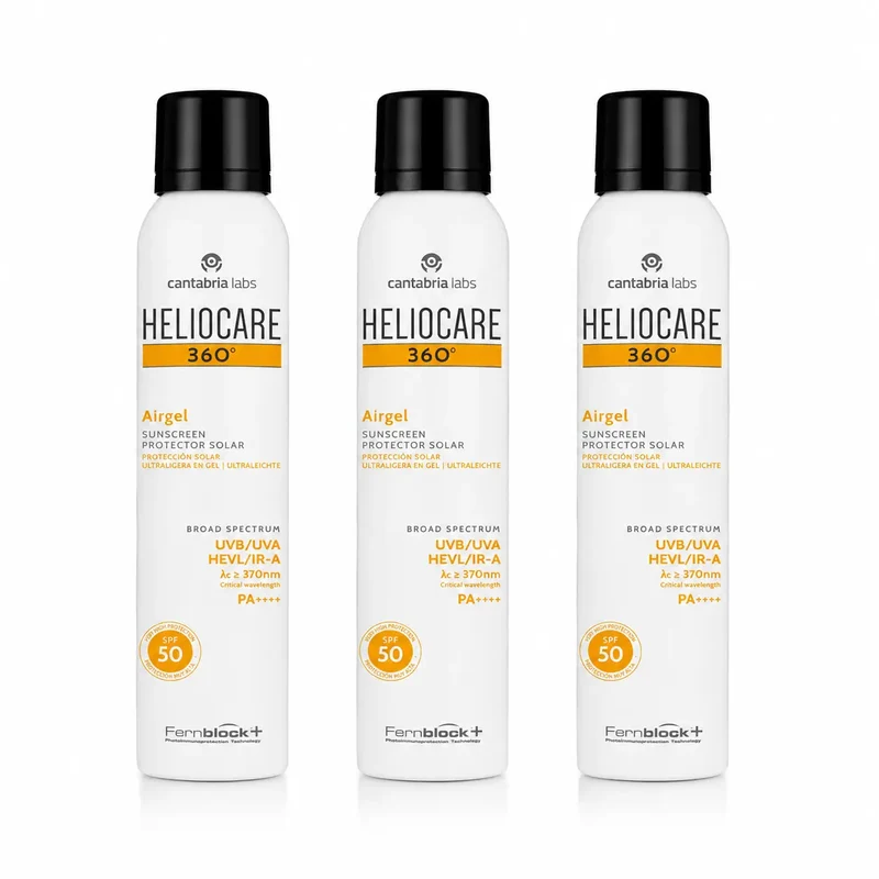 Heliocare 360º Airgel Corporal 200 Ml pack 3
