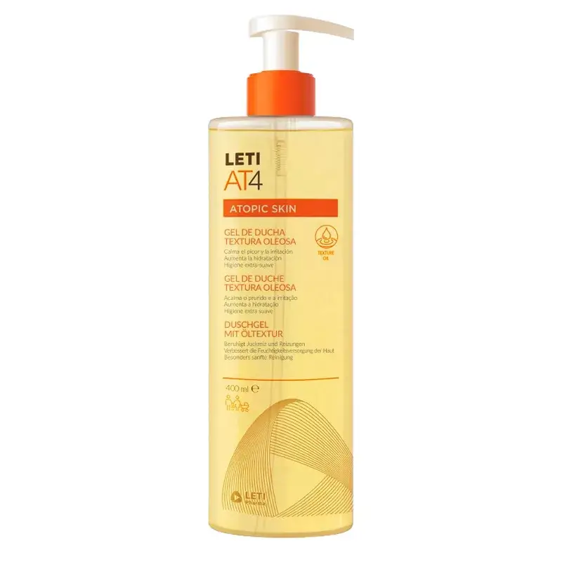 Letiat4 Leti At4 Gel De Ducha Con Textura Oleosa, 400 ml