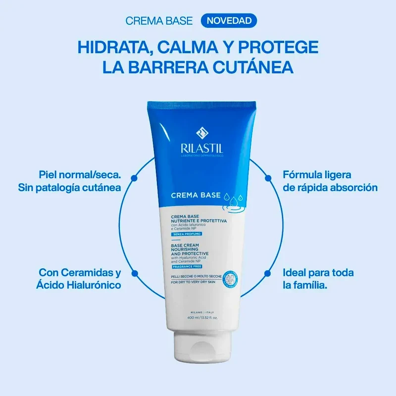 Rilastil Xerolact Crema Base, 400ml