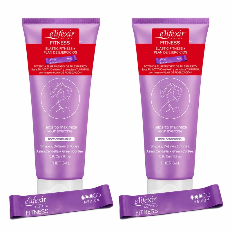 Elifexir Fitness Gel Remodelador Reafirmante Define Tonifica 200Ml , pack 2