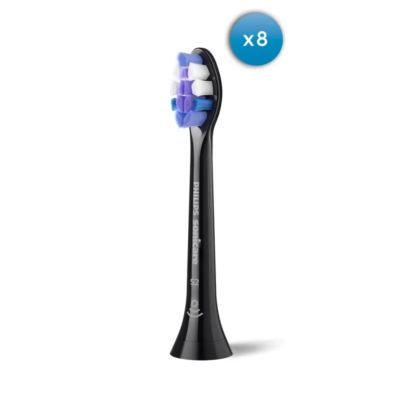 Philips Cabezales Sonicare Proresults Negro, Pack 8 Ud
