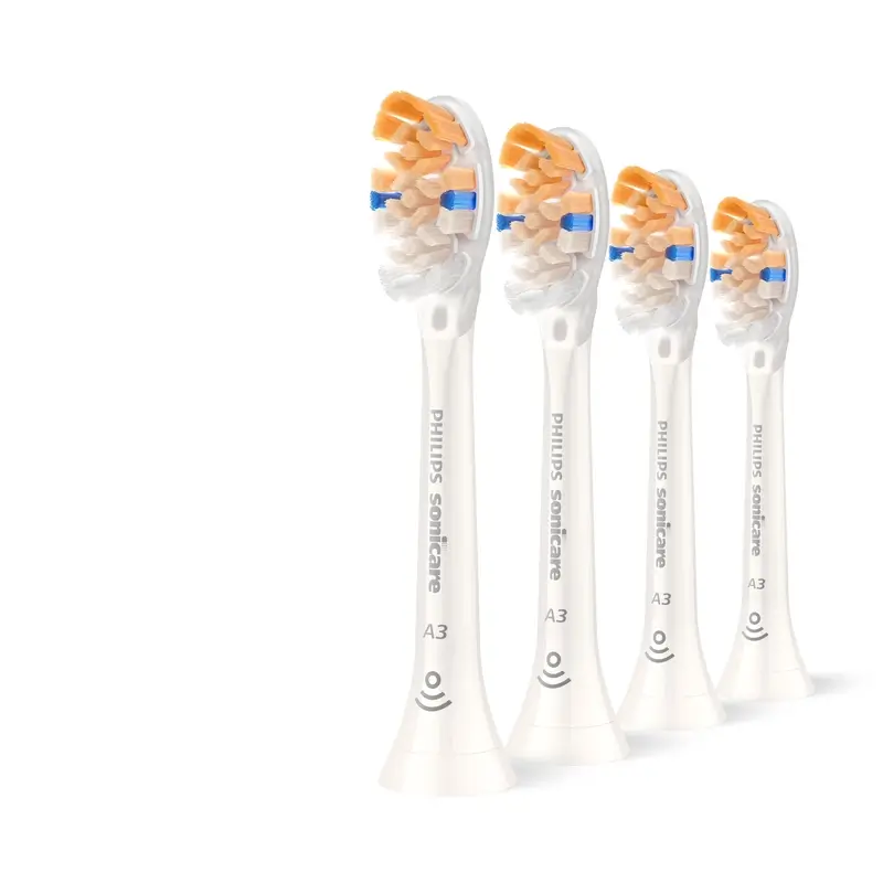 Philips Cabezales Sonicare Diamondclean Blanco, Pack 4 Ud