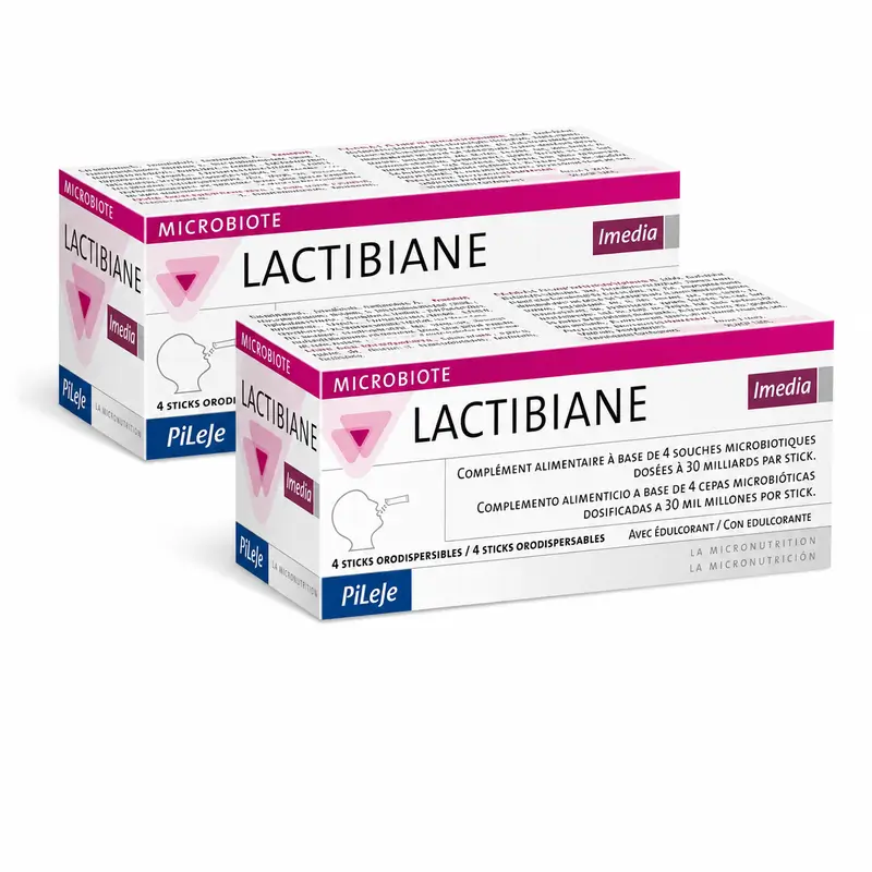 Pileje Lactibiane Imedia Pack 2 x 4 Sticks