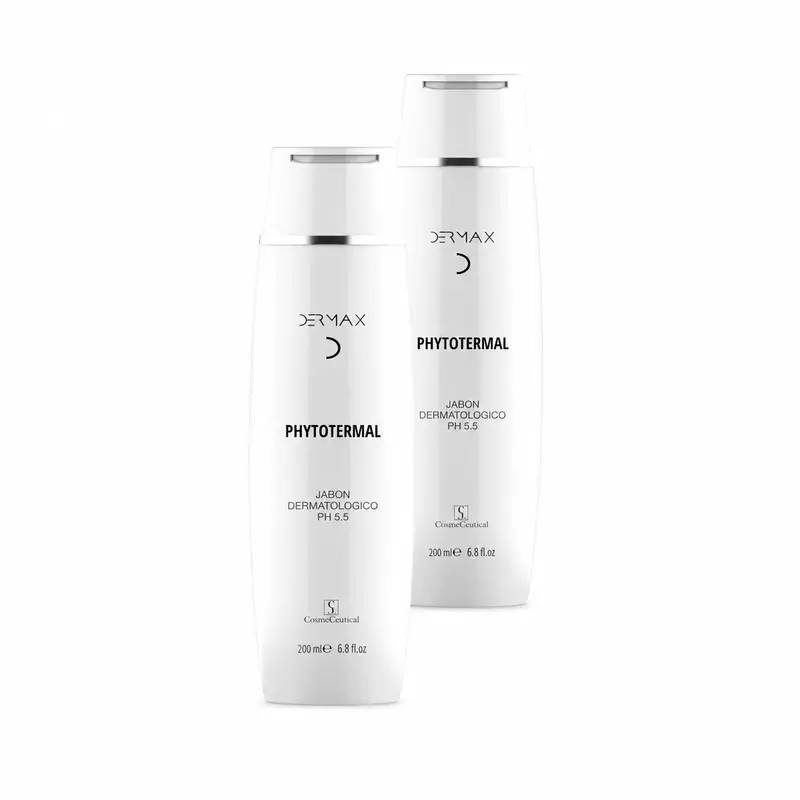 Dermax Phytotermal Jabón Dermatológico Ph 5.5 , Pack 2 x 200 ml