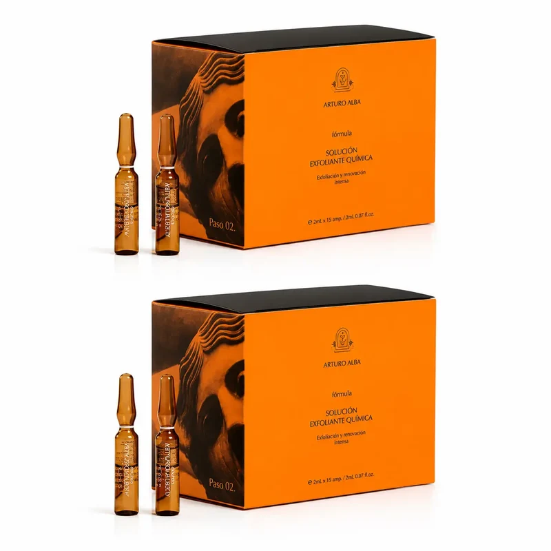 Arturo Alba Solución Exfoliante Química, 20 Ampollas X 150 Ml , pack 3