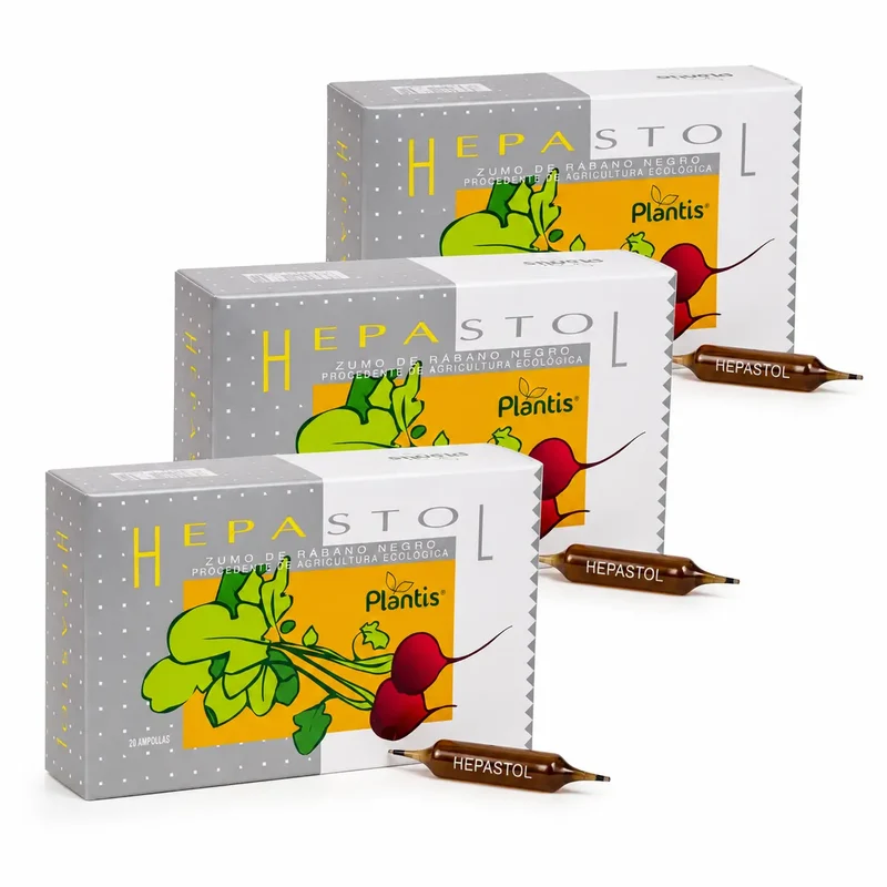 Plantis Hepastol, 20 Ampollas , pack 3