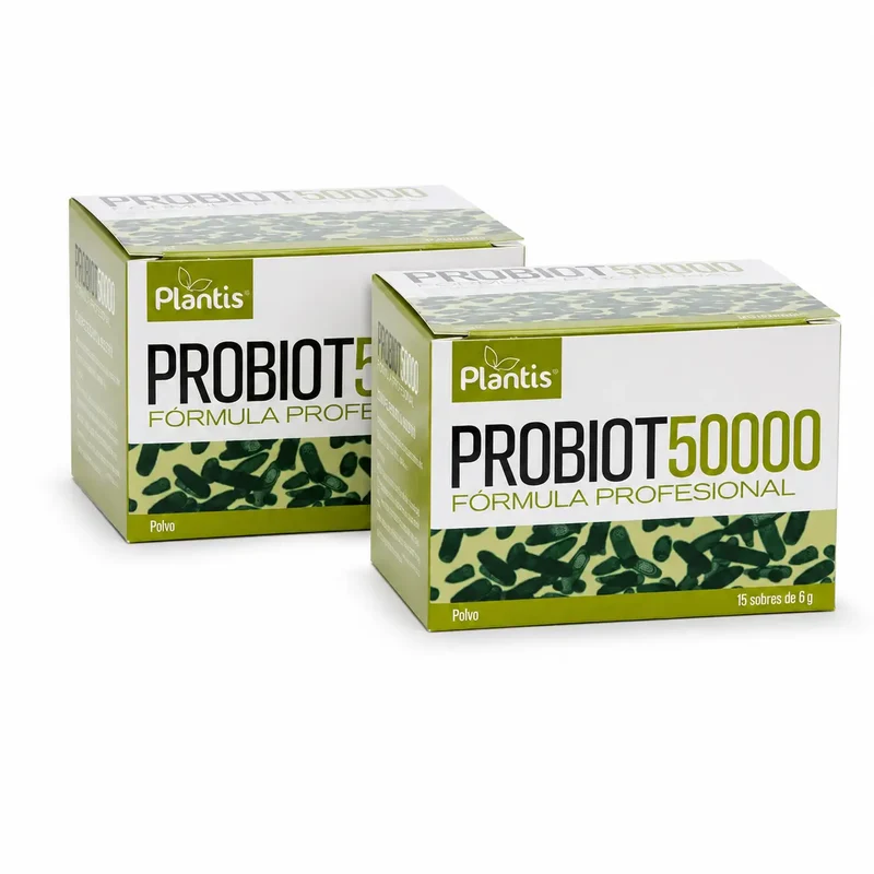 Plantis Probiot 50.000 Formula Profesional, 12 Sobres De 6 Gr , pack 2