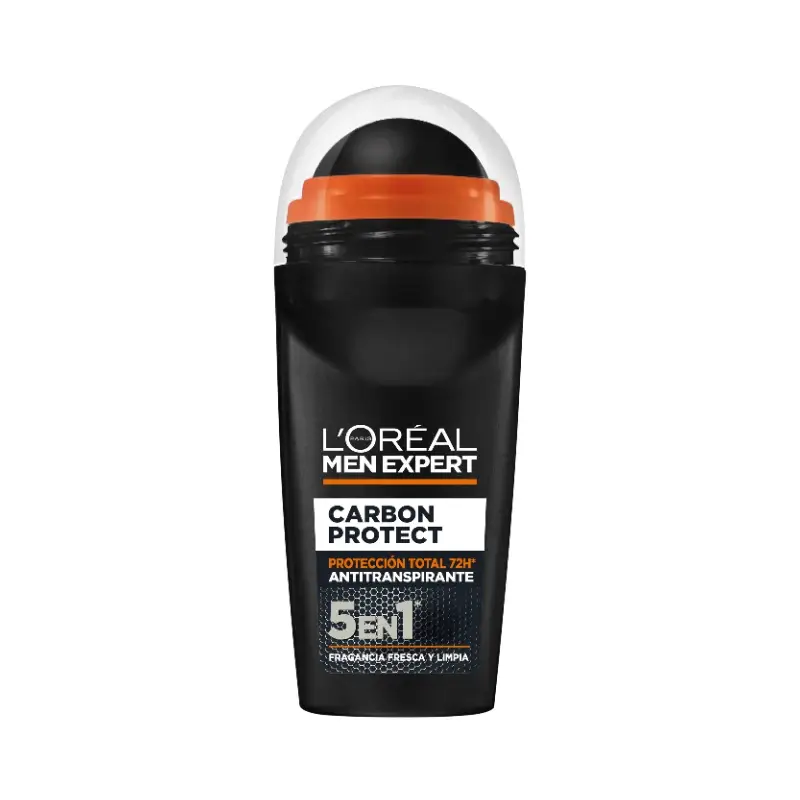 L'Oreal Paris Desodorante Roll-On, Proteccion Total 48H, Para Hombre, 50 ml