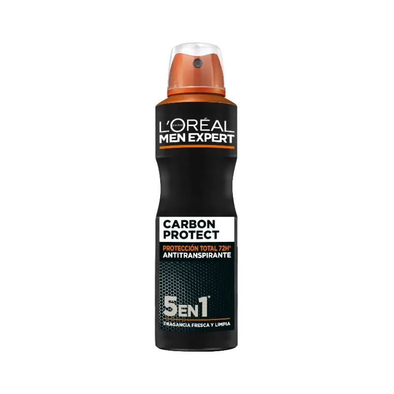 L'Oreal Paris Desodorante Spray, Proteccion Total 48H, Para Hombre, 150 ml